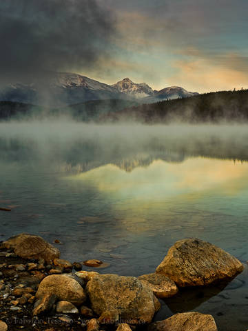 PATRICIA LAKE and THE TRIDENT RANGE