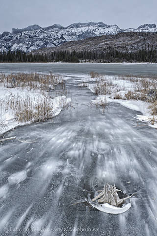 Talbot Lake and The Miette Range 