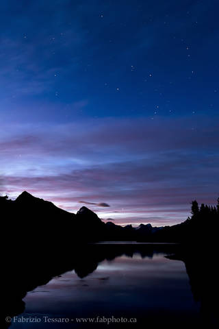 ORION over MALIGNE LAKE