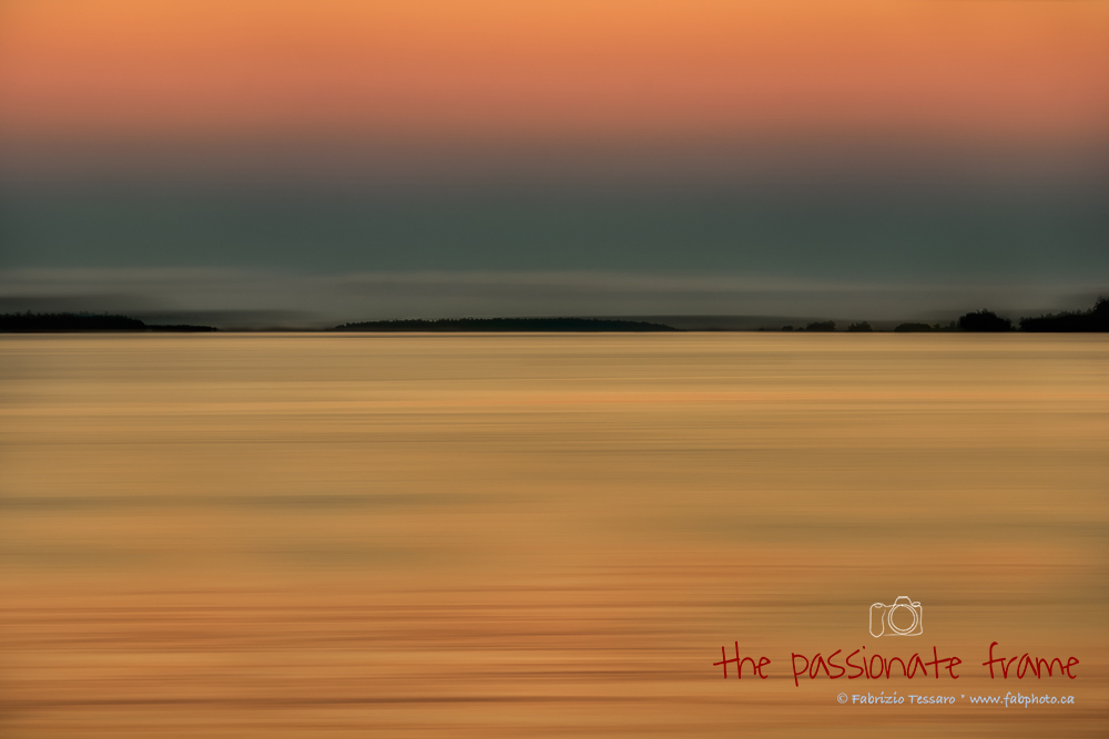 A peaceful evening as the sun sets near the Marina in Sidney, Vancouver Island, British Columbia.